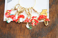 Doreen Box -Red cap mushroom stitch markers
